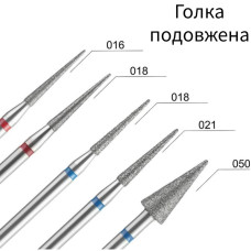 Фреза Алмазная Игла удлиненная синяя